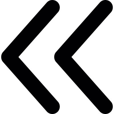 Double arrow left vector logo