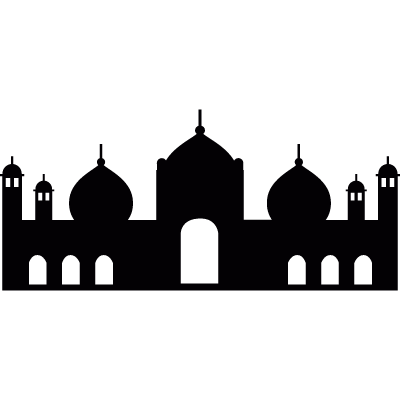 Badshahi Mosque vector logo