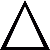 Triangle shape vector