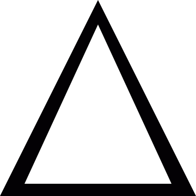 Triangle shape vector logo