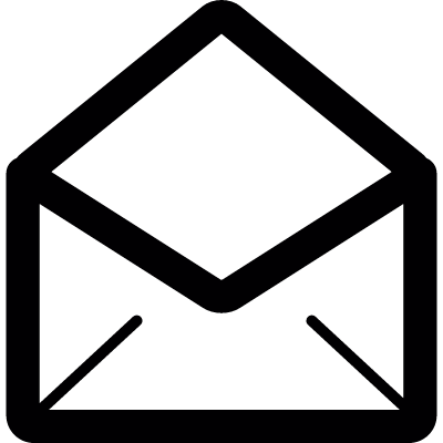 Open mail vector logo