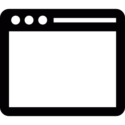 Computer window vector logo