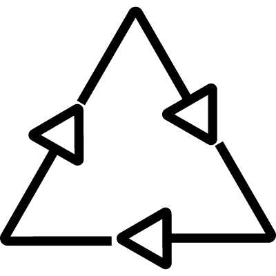 Recycle, IOS 7 symbol vector logo
