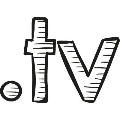 Cross Tv Draw Logo vector logo