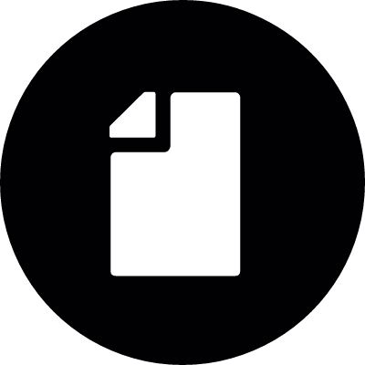 Blank Page Button vector logo