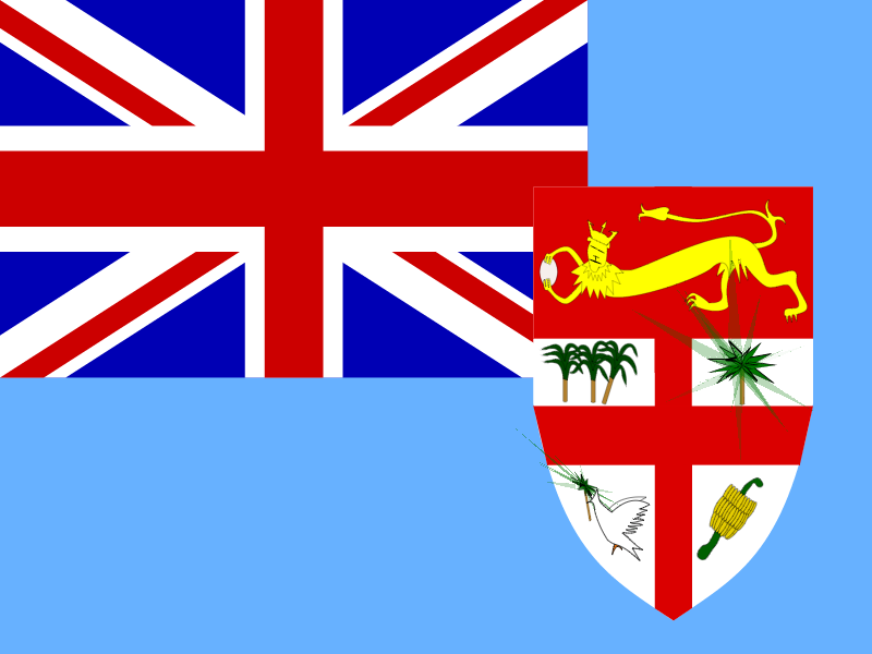 Flag of Fiji vector