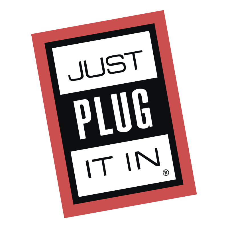Just Plug It In vector logo