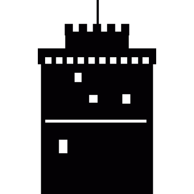 White Tower of Thessaloniki vector logo