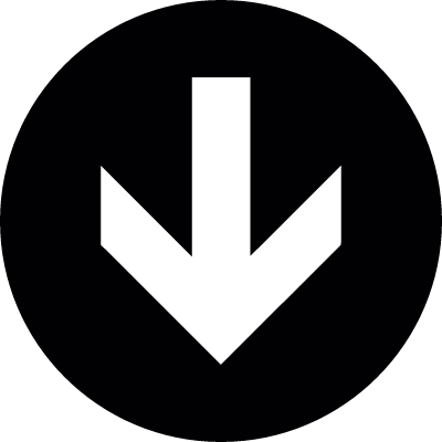 Downwards arrow vector logo