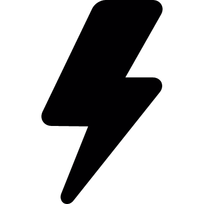 Electric current symbol vector logo