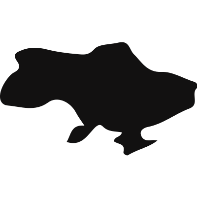 Ukraine country map silhouette vector logo