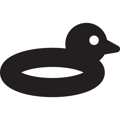 Duck Float vector logo