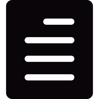 Small document button vector logo