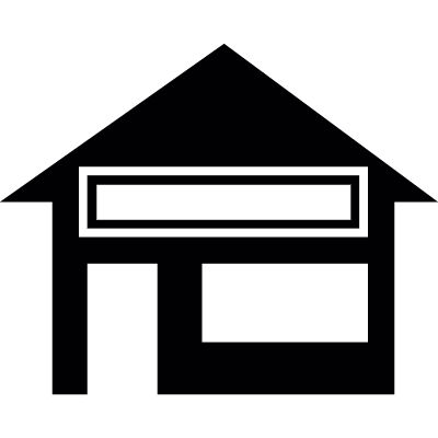 House silhouette vector logo