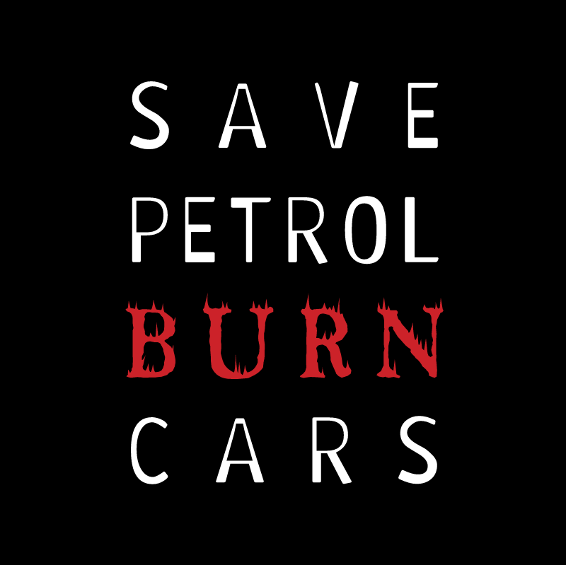 Save Petrol vector logo