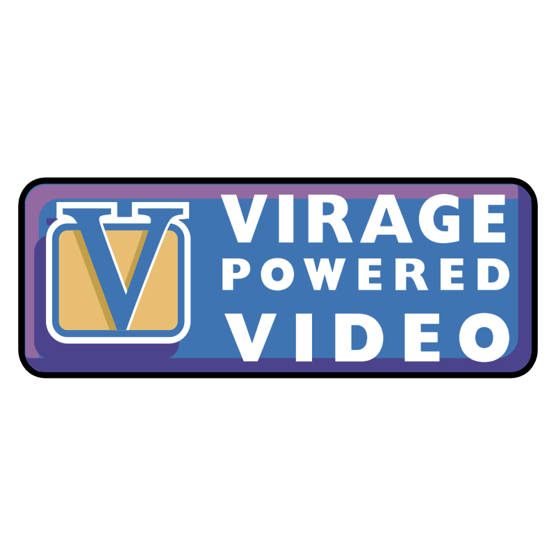 Virage Powered Video vector logo