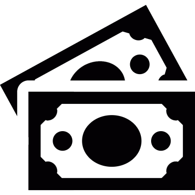 Pair of bills vector logo