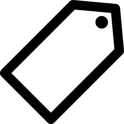 Shop tag vector logo