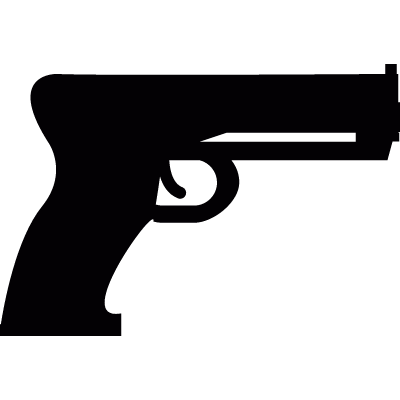 Handgun vector logo