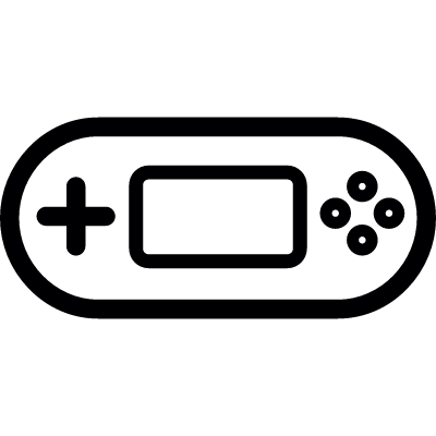 Portable Game Console vector logo
