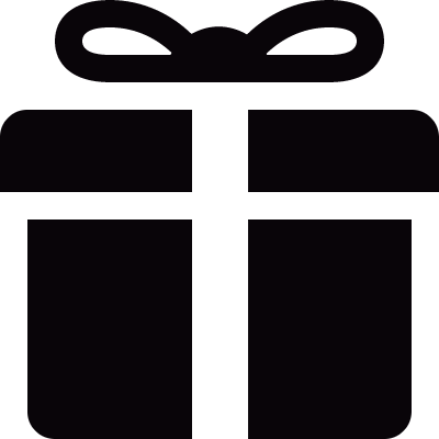 Gift box vector logo