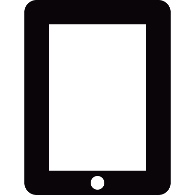 Tablet Outline vector logo