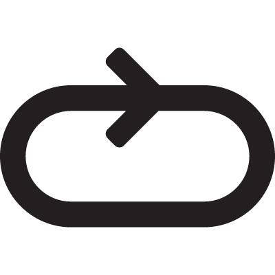 Right Circling Arrow vector logo