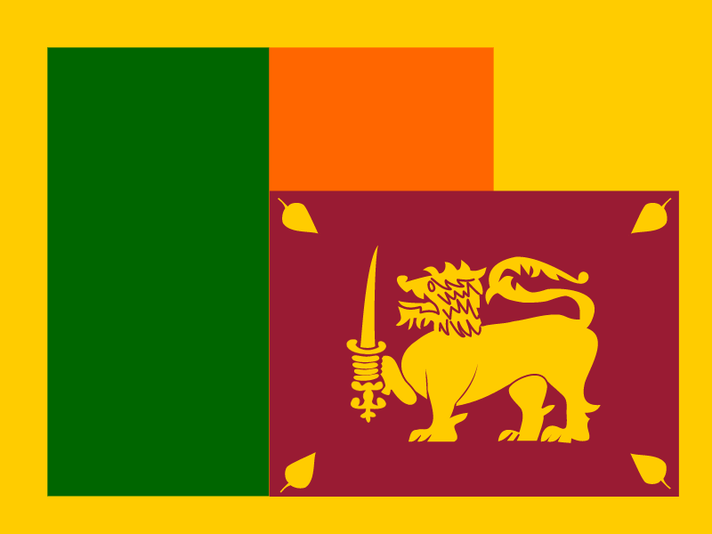 Flag of Sri Lanka vector logo