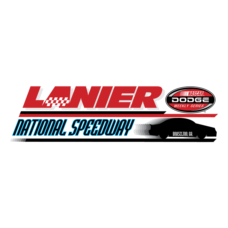 Lanier National Speedway vector logo