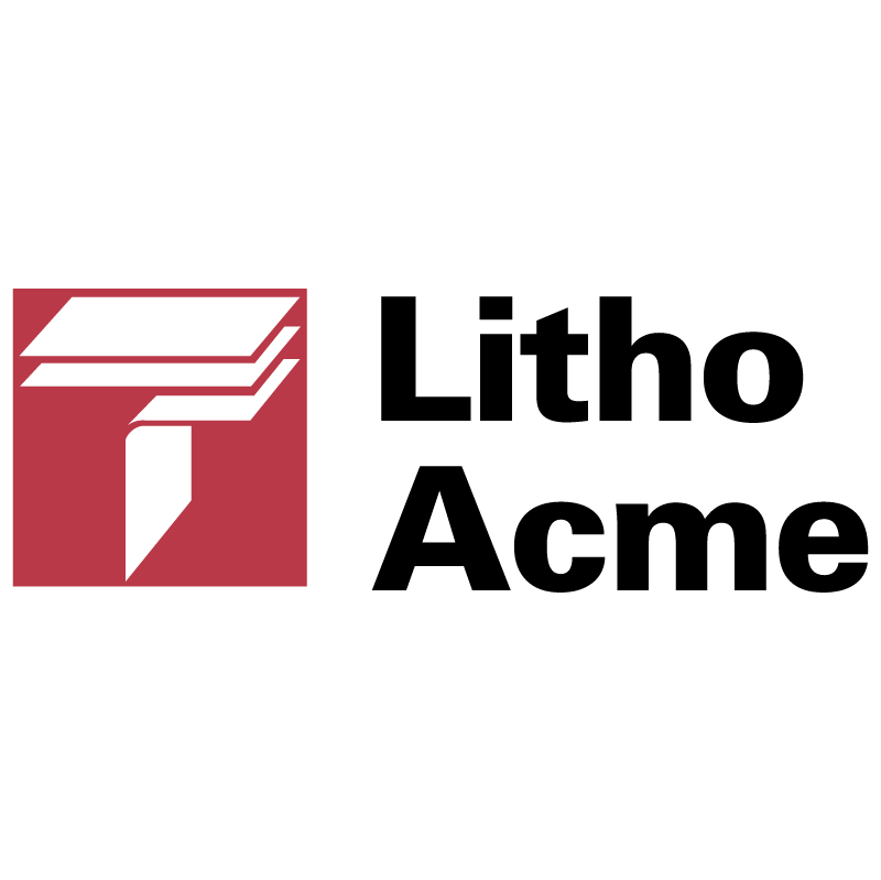 Litho Acme vector