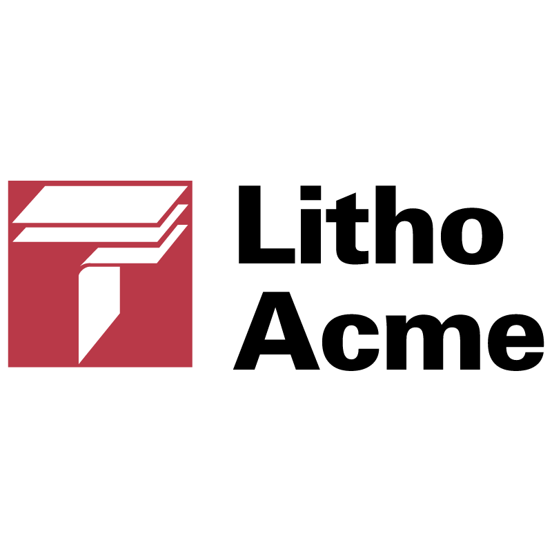 Litho Acme vector logo