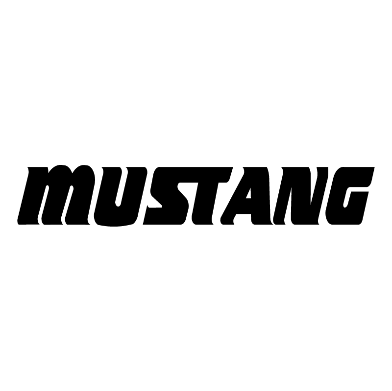 Mustang Boats vector logo