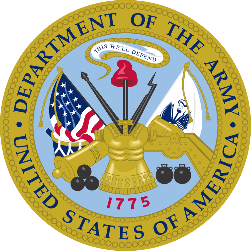 US Department Of The Army vector