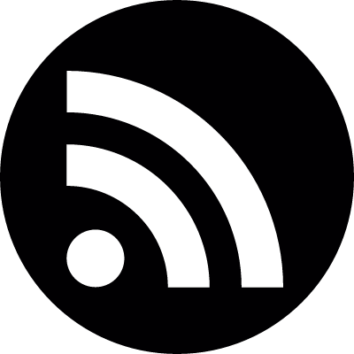 Social rss circle internet vector logo