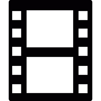 Photo film vector logo