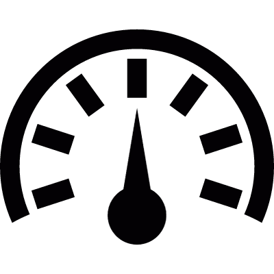 Speed meter vector logo