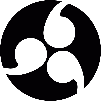 Japanese symbol family crest Kamon vector logo