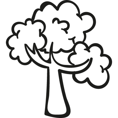 Woods Tree vector logo