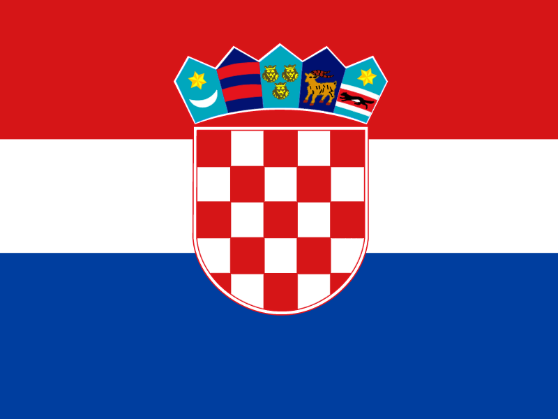 Flag of Croatia vector