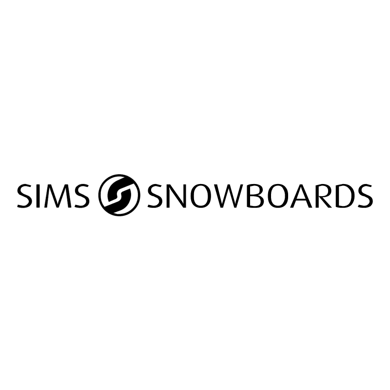 Sims Snowboards vector