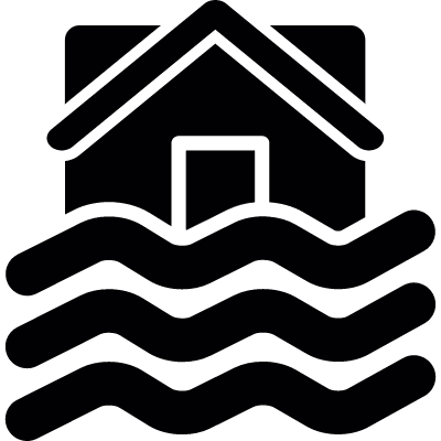 Flood symbol vector logo