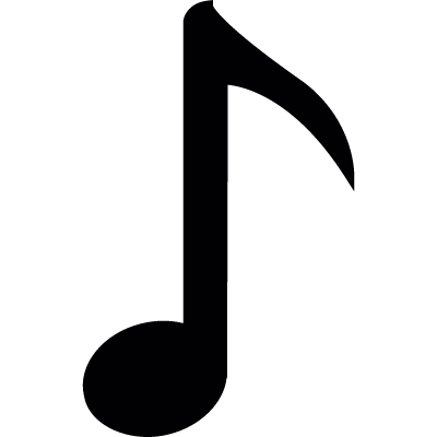 Musical note symbol vector logo