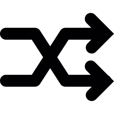 Shuffle symbol vector logo