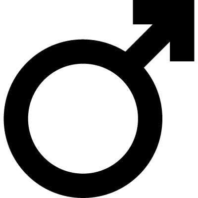 Male sign vector logo