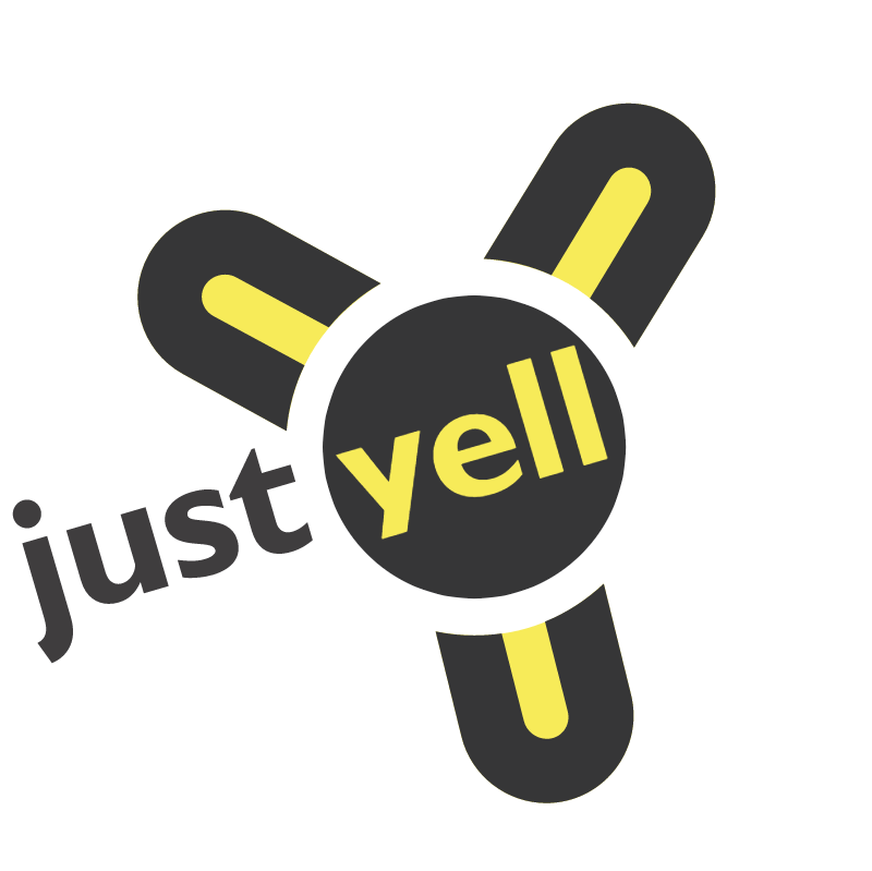 Just Yell vector logo