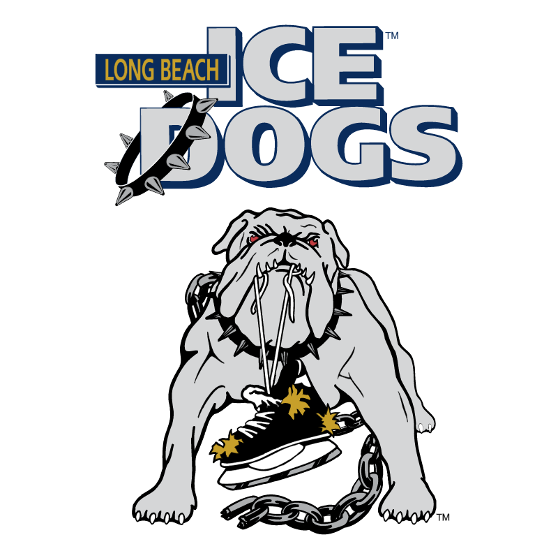 Long Beach Ice Dogs vector logo