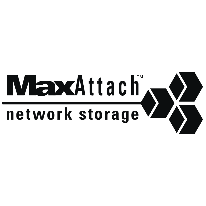 MaxAttach network storage vector logo