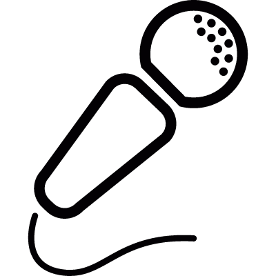 Microphone vector logo