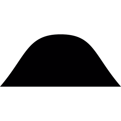 Hill silhouette vector logo