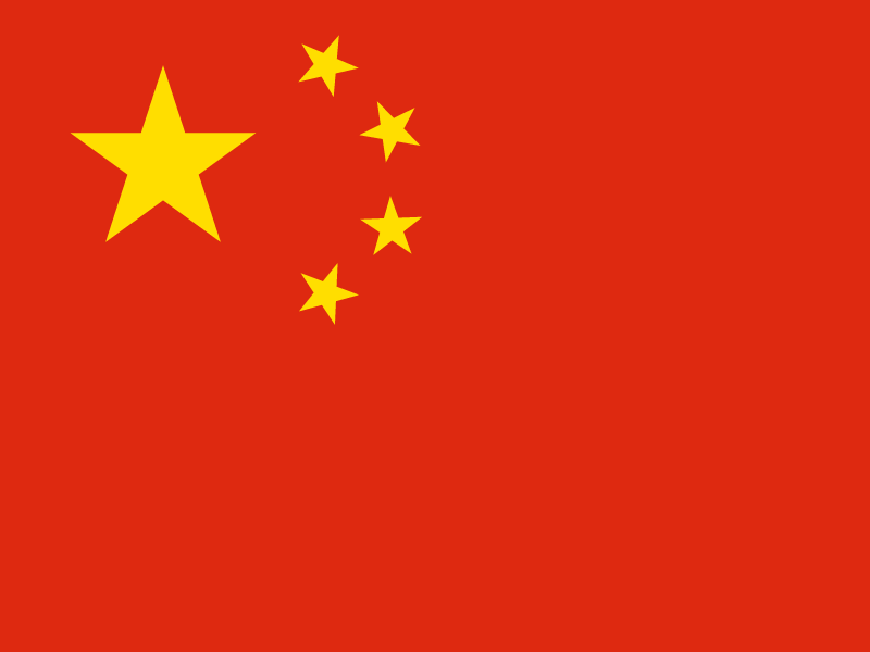 Flag of China vector